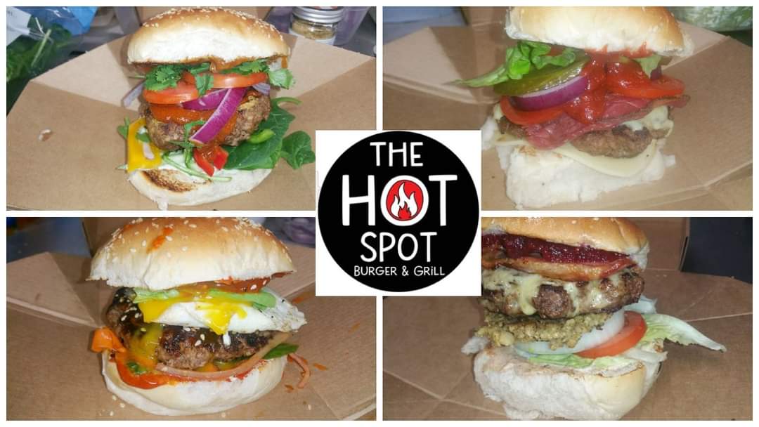 Fancy a different takeaway this evening? Check out these specialist burgers at Hot Spot Burger and Grill.  Pre-order now! hotspotburgerandgrill.co.uk/hotspot/menus