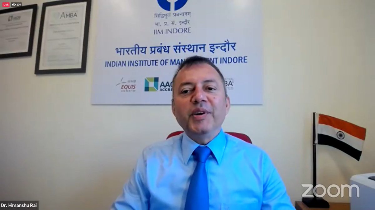 ihubgujarat's tweet photo. #NSSM2020| @askhimanshurai, Director, @IIM_I, said, "We have a village development program wherein students are asked to stay in a village for a year and asked to come up with solutions of everyday problems they faced in the village."
@GujEduDept @TOIIndoreNews @startupindia https://t.co/CAsEMlK7a7