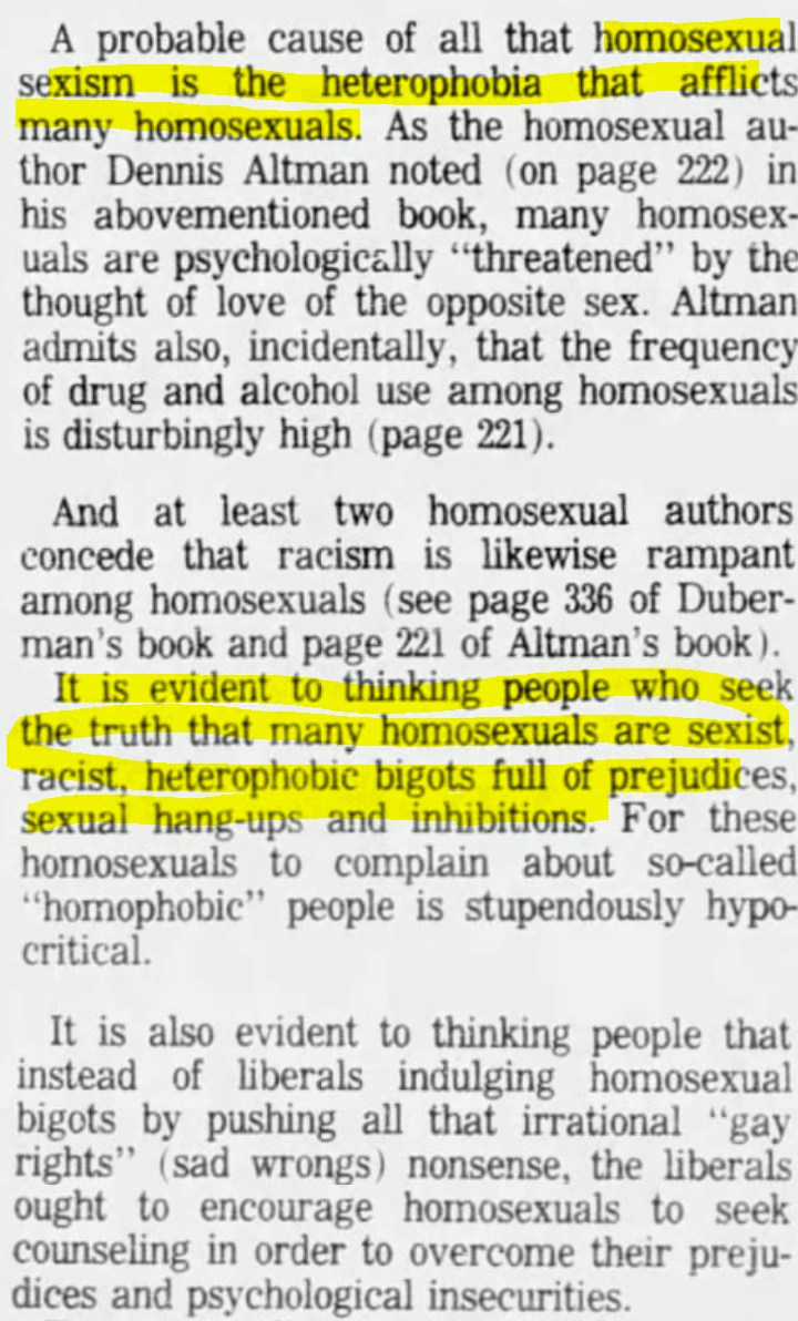 The Daily Herald (Provo, Utah) 1990-10-09"homosexuals are sexist, racist, heterophobic bigots"