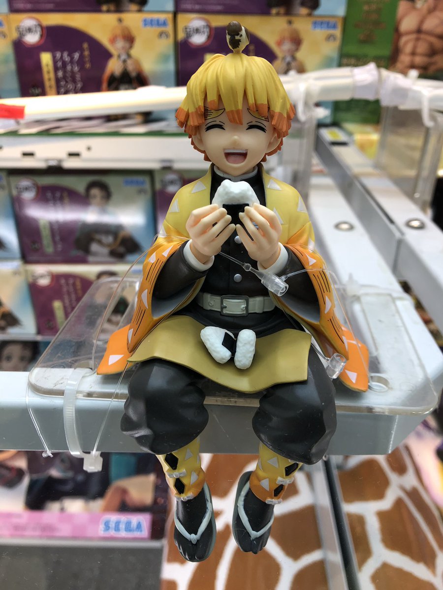 かまぼこ隊4人のおにぎりフィギュア Amazon.co.jp: NINJAMO 我妻善逸 おにぎり PVC フィギュア