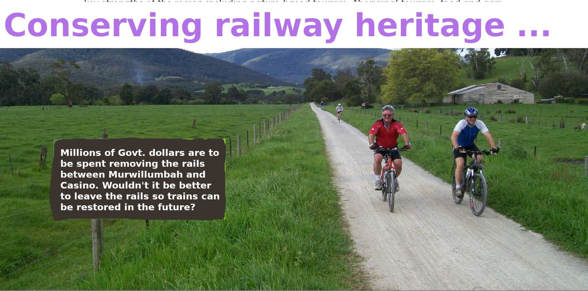 .@AndrewConstance Why are you letting them waste money digging up rail works that should be restored? fixnswtransport.com/nrrag/ #nswpol #auspol