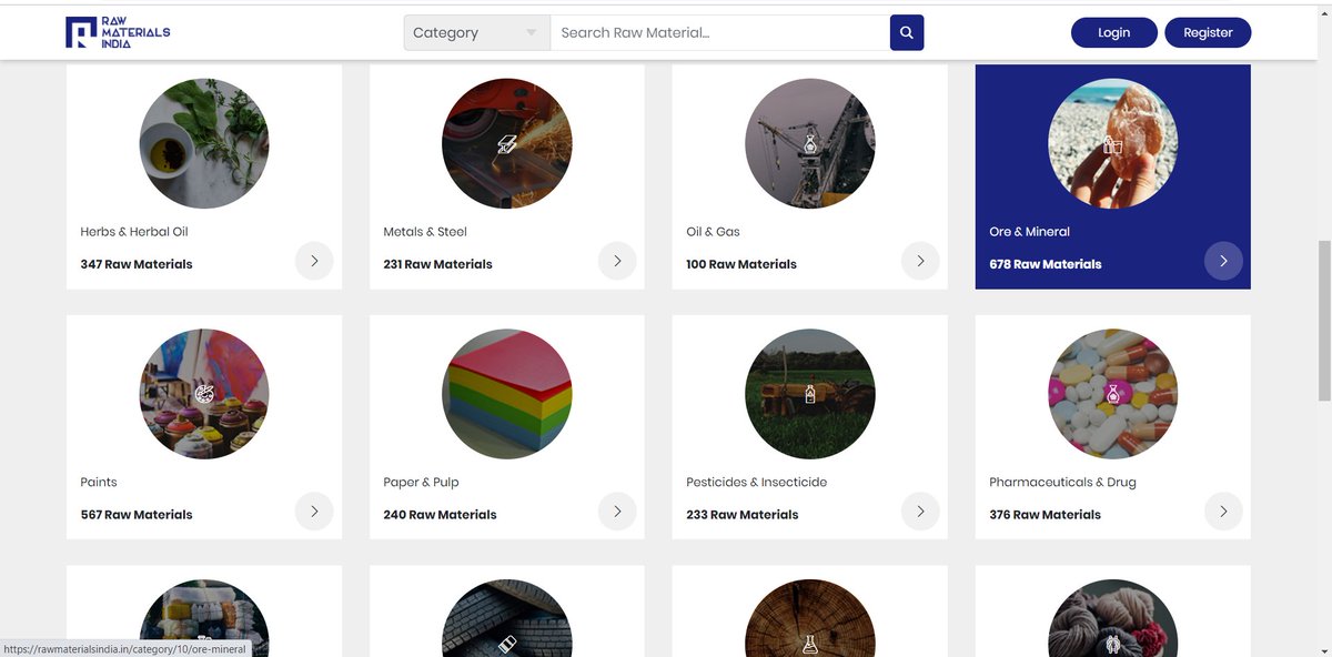 rmib2b's tweet image. Raw Materials India - India's Exclusive All Industry Raw Materials B2B/B2C Platform.

List raw material products on it.
Get "Unlimited Buyer Inquiries" as it comes.
Buyers are looking for it!!

Web: rawmaterialsindia.in 
App: play.google.com/store/apps/det… 

#RawMaterials #Sellers