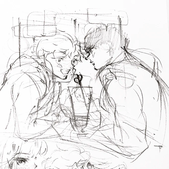 Facts I have nothing to show from my sketchbook but a bunch of Shoyo's sketches
. 
