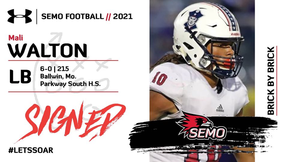 MALI WALTON (@mali10x) on Twitter photo SIGNED and COMMITTEDā¼ļø Thanks to everyone who has been with me along this journey. Thereās way more to come. <a href="/SEMOfootball/">SEMO Football</a> <a href="/psouthfootball/">Parkway South Football</a> <a href="/JPRockMO/">JP Rock</a> SIGNED and COMMITTEDā¼ļø Thanks to everyone who has been with me along this journey. Thereās way more to come. <a href="/SEMOfootball/">SEMO Football</a> <a href="/psouthfootball/">Parkway South Football</a> <a href="/JPRockMO/">JP Rock</a>