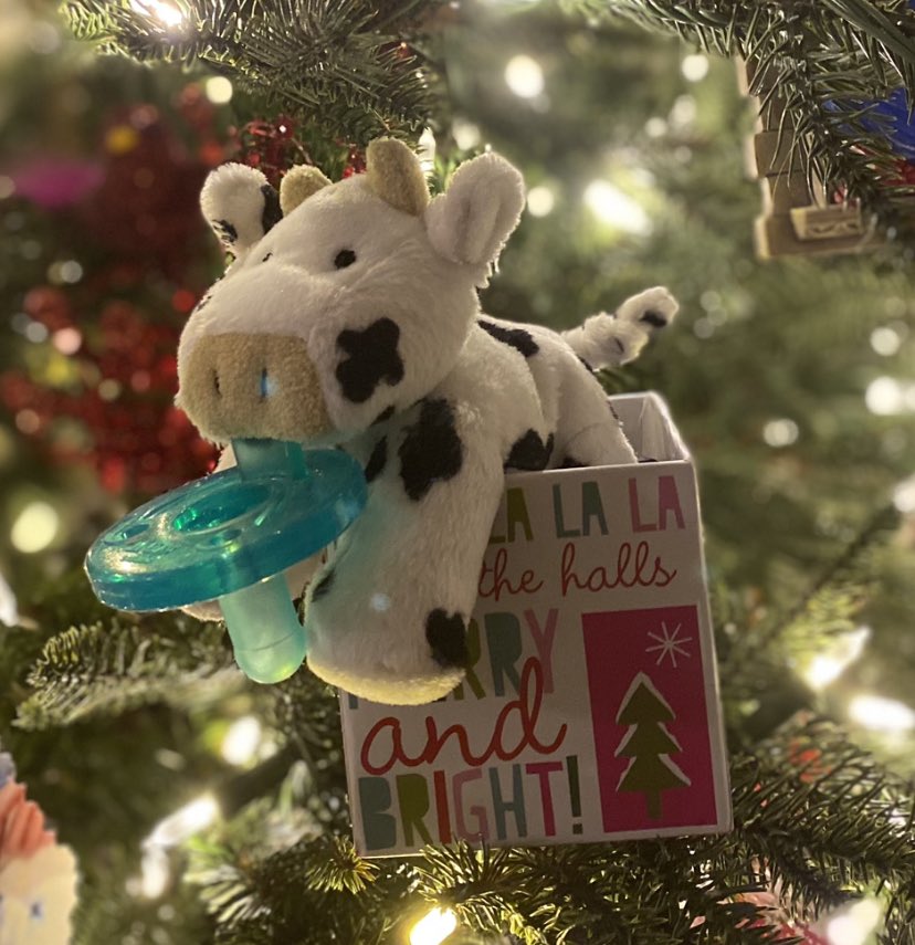 On the first day of Christmas my true love gave to me, a Cow in a Wub tree 🌲 🎶