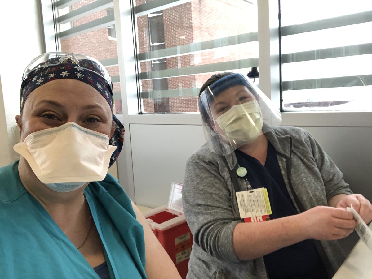 MeANACRNA's tweet photo. COVID Vaccines have started being administered in Maine! CRNAs post your pics of you getting yours here! Stay Safe! Thanks for all you do! #CRNA #COVIDvaccine #Staysafe #anesthesiafacts #maskforME https://t.co/u04V8KlPsF