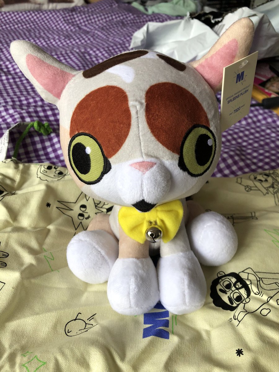 megluvswrestlin's tweet photo. My Spleens finally arrived and she’s as derpy and cute as expected! I love her! @GrayStillPlays #spleens https://t.co/HNt33HP21Z