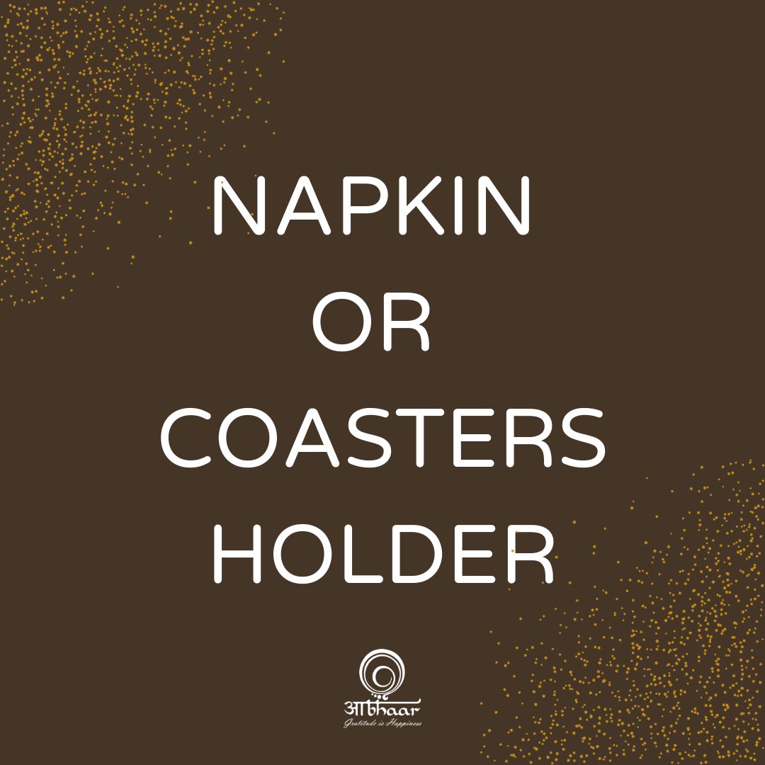 Abhaar_Gifting's tweet photo. #abhaar #napkinholder #coastersholder #chennai #homedecor #instalike https://t.co/kmoUjYge6b