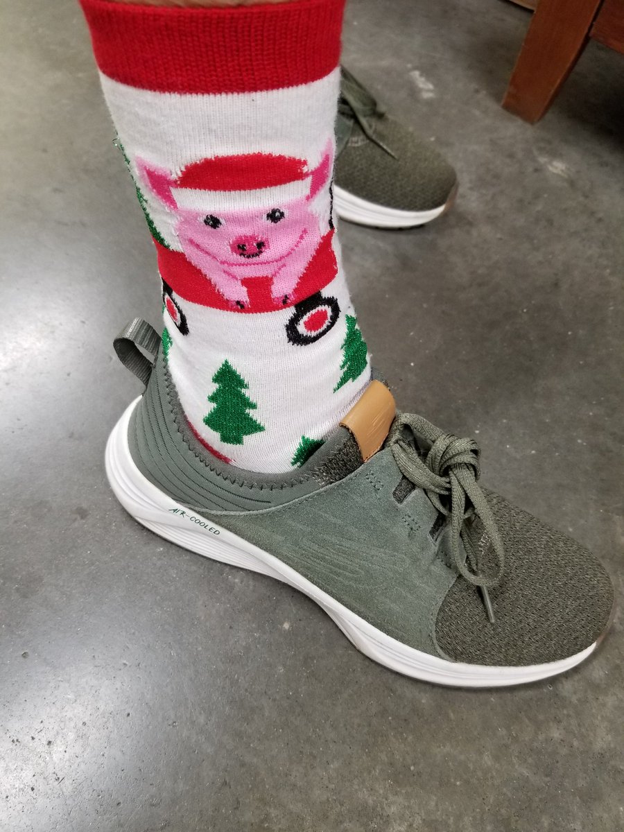 Specialist Janine has the holiday sock spirit!! #d274sockwars <a href="/kyle_mckinnon12/">🅺🆈🅻🅴 🅼🅲🅺🅸🅽🅽🅾🅽</a> <a href="/SummerB_THD4026/">Summer Burton</a>