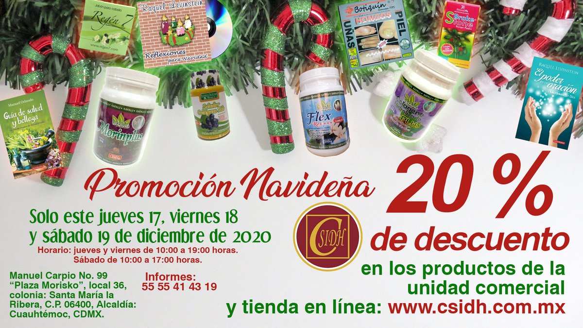 3siemprecontigo's tweet photo. ¡APROVECHA LA PROMOCIÓN NAVIDEÑA DEL #CSIDH! https://t.co/58ZaRufFMI