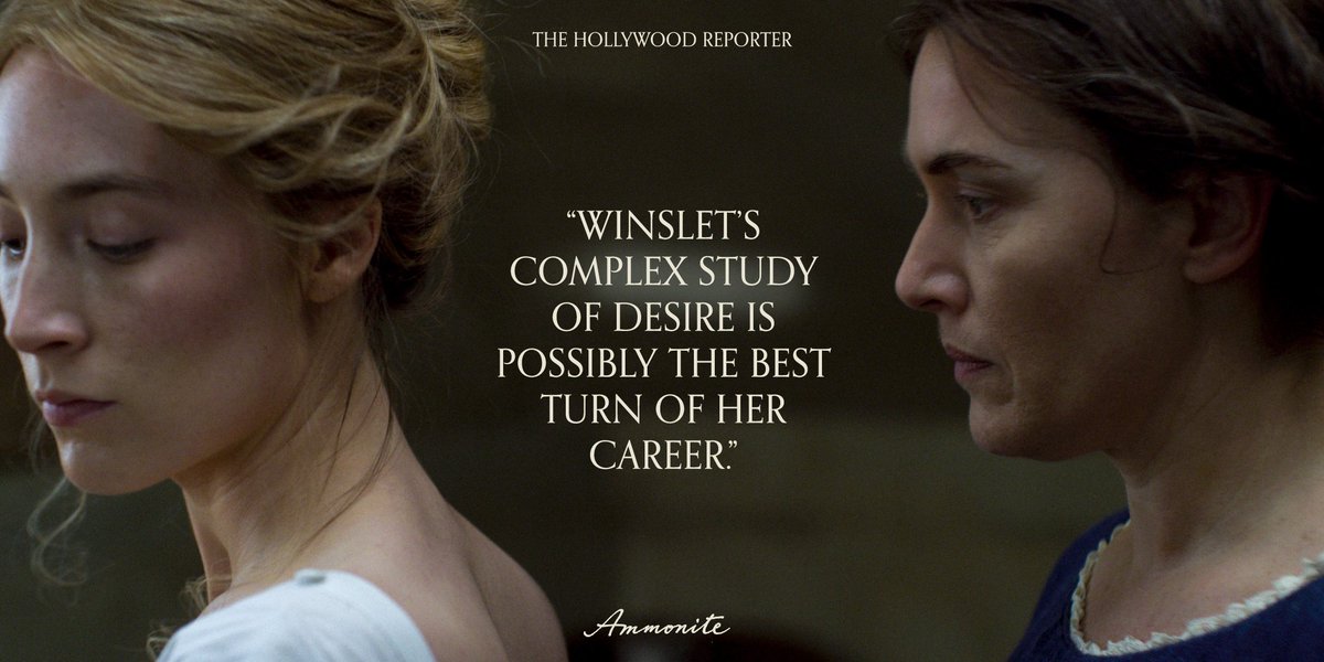 "This is the work of a mature filmmaker in full command of his voice, yielding remarkable performances." <a href="/THR/">The Hollywood Reporter</a>

Francis Lee's AMMONITE is now available on demand. Ammonite-Movie.com