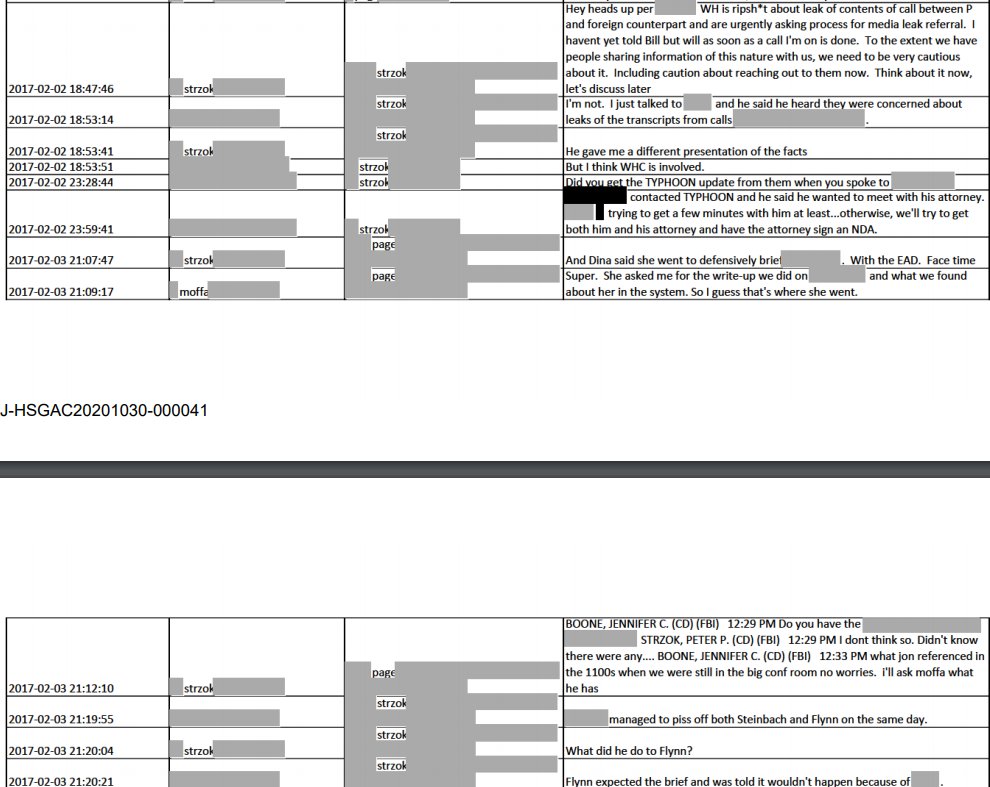 37)Obama's White House upset about the leak of call between "P" (Primary?) and "foreign counterpart" (Gen Flynn/Kislyak?)The WHC (White House Counsel) was involved!