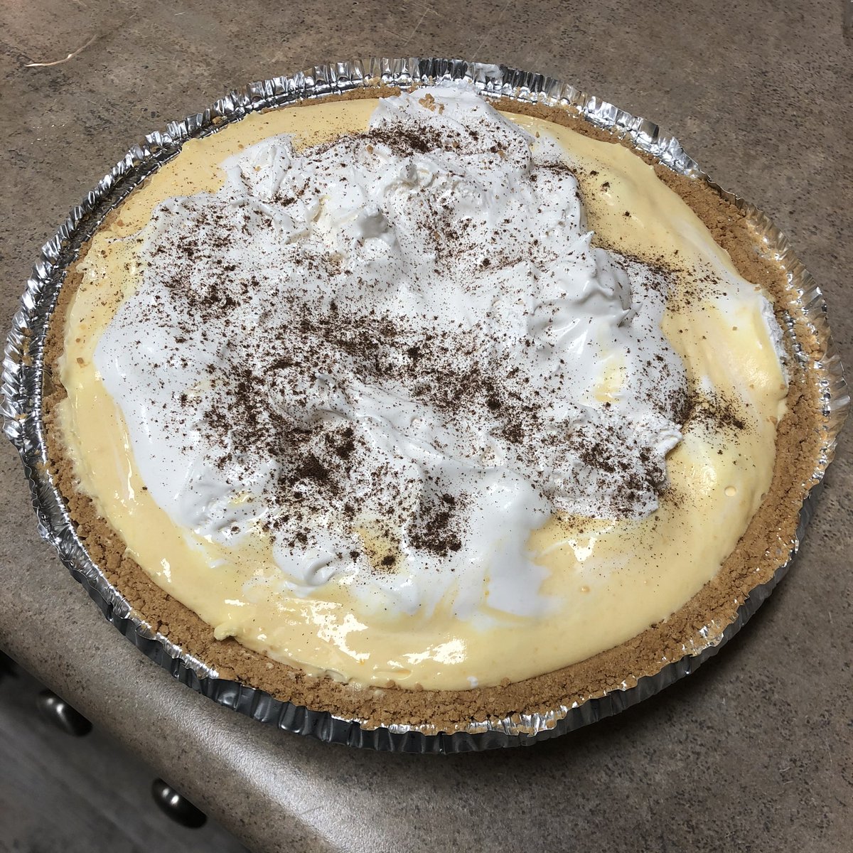 Dr_JamesAvery's tweet image. I cook everything all the time all year long, so I don’t have a special seasonal dish; however, I did make an Eggnog Creme Pie two weeks ago that made me lift my hands in praise. #VBKind #12DaysTwitter