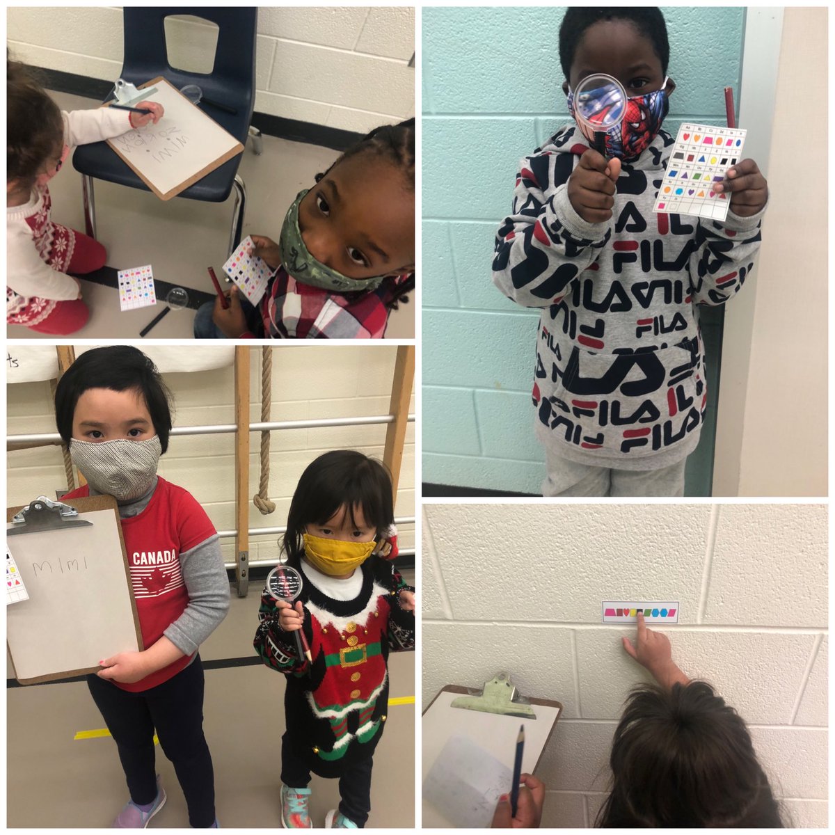 DarleneJones96's tweet image. The JK/SK’s in Ms. Fernandez class became Name Detectives to uncover the code created with shapes.❤️🟢🟦♦️🔷🔺Yes kindies can code! #notechcoding ⁦@PrincipalBuall⁩ ⁦@TDSB_Firgrove⁩ ⁦@tdsb_helen⁩