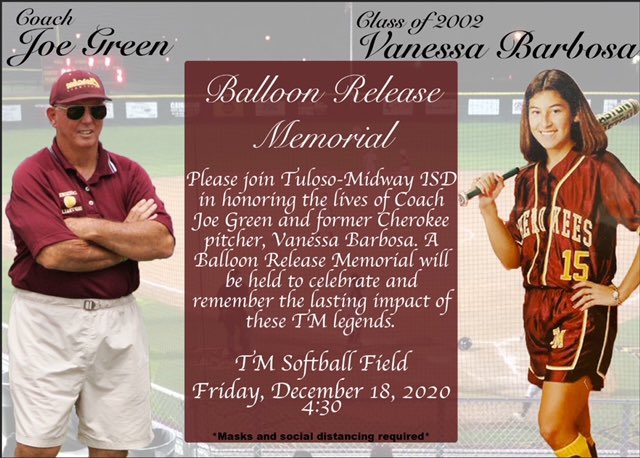 We hope to see all our TM family and all those that knew these two great people out tomorrow to celebrate their lives.