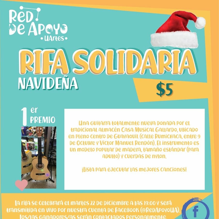 A propósito de Navidad y fin de año, estamos organizando una rifa para recaudar fondos. Les dejamos la información para que nos ayuden a ayudar. 
¡Contamos con ustedes!