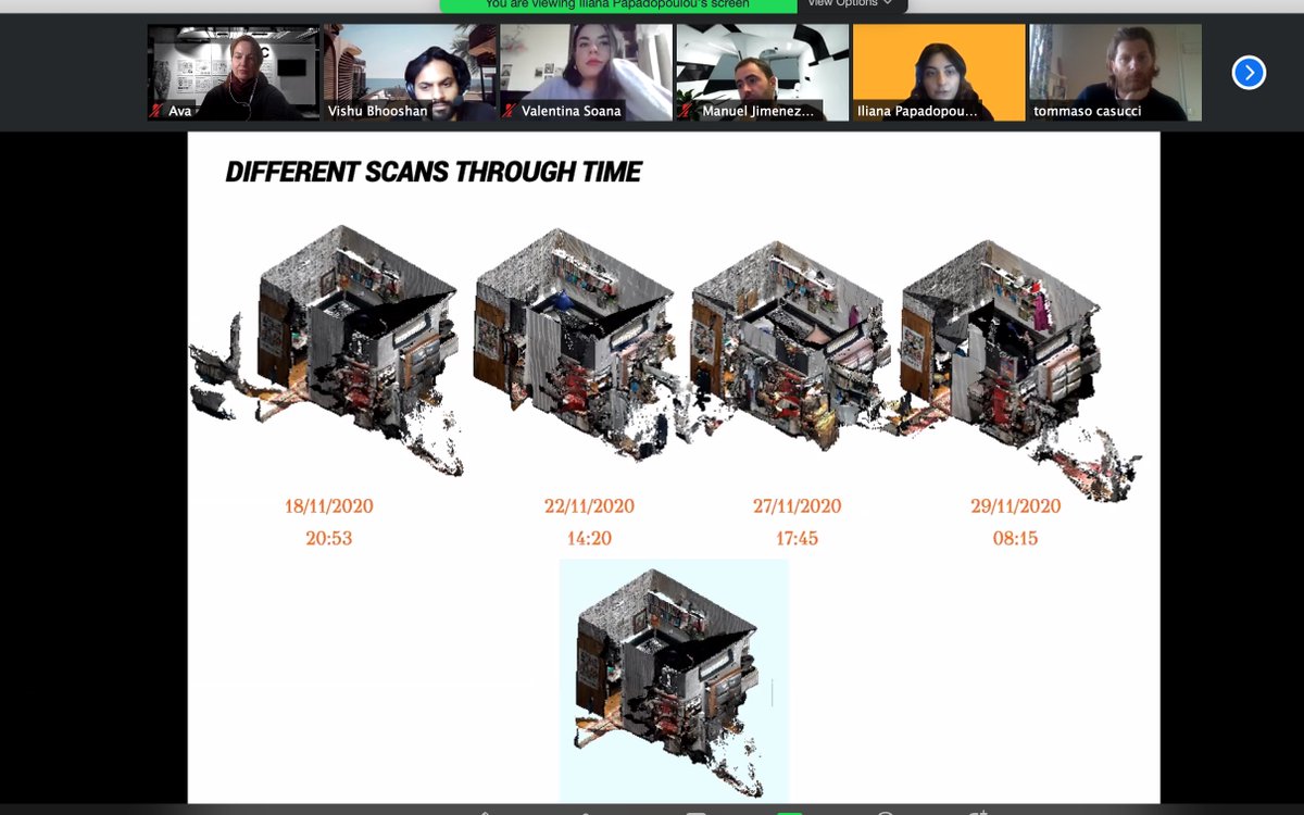 WildScreens's tweet photo. full day of presentations @BartlettArchUCL #architecturalcomputation - excellent range of projects studio #bodyasinterface on Human Machine Interaction | eye gaze -drone, extended reality | overlaying reality, AR + time based interface for archive of 3D scans & Sonic VR https://t.co/dVluMEZ5nx