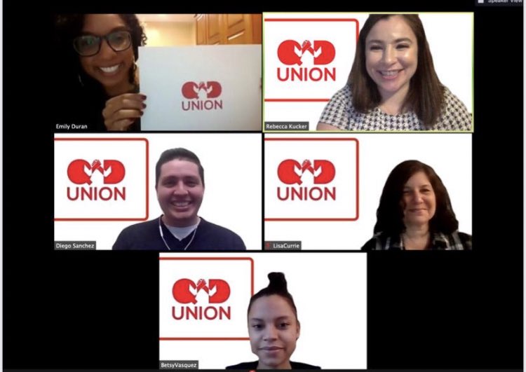 QdUnion's tweet photo. What pandemic solidarity looks like ✊ #QDUnion #QDStrong @alaa2325 https://t.co/ox8oQpdewN