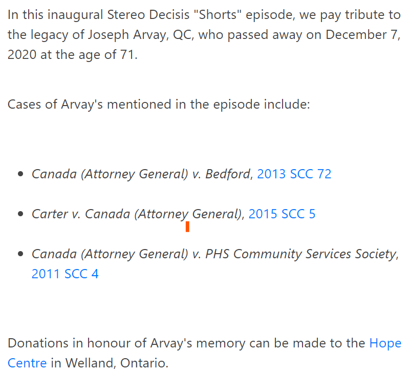 StereoDecisis's tweet photo. 🚨 New "SHORTS" Episode Alert 🚨

A Stereo Decisis Tribute to the Legacy of Joe Arvay, QC (aka the "Court Whisperer").

https://t.co/TNdKZ5HvLK https://t.co/87rxTXGyd9