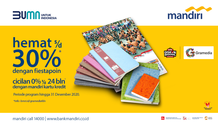 livinpoin's tweet photo. Sahabat, dapatkan diskon hingga 30% belanja di Gramedia dengan menukarkan #fiestapoin. 

Promo berlaku s.d. 31 Desember 2020. 
Untuk info lengkap dapat dicek melalui https://t.co/mWkvNp3LND #mandiripromo https://t.co/rE4VKTwTfz