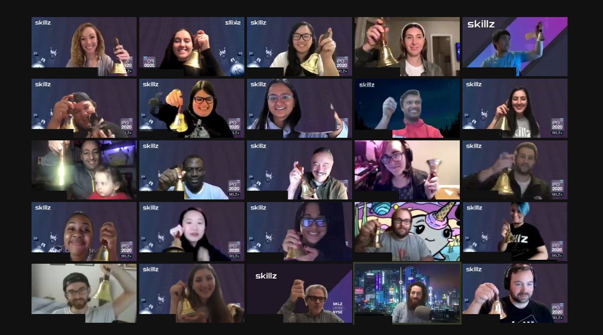 skillz's tweet photo. Cheers from the Skillz team to all of you, in celebration of today’s exciting milestone! We wouldn’t be here without all of our incredible employees, partners, and players 🎉 https://t.co/1KmodYr2m4