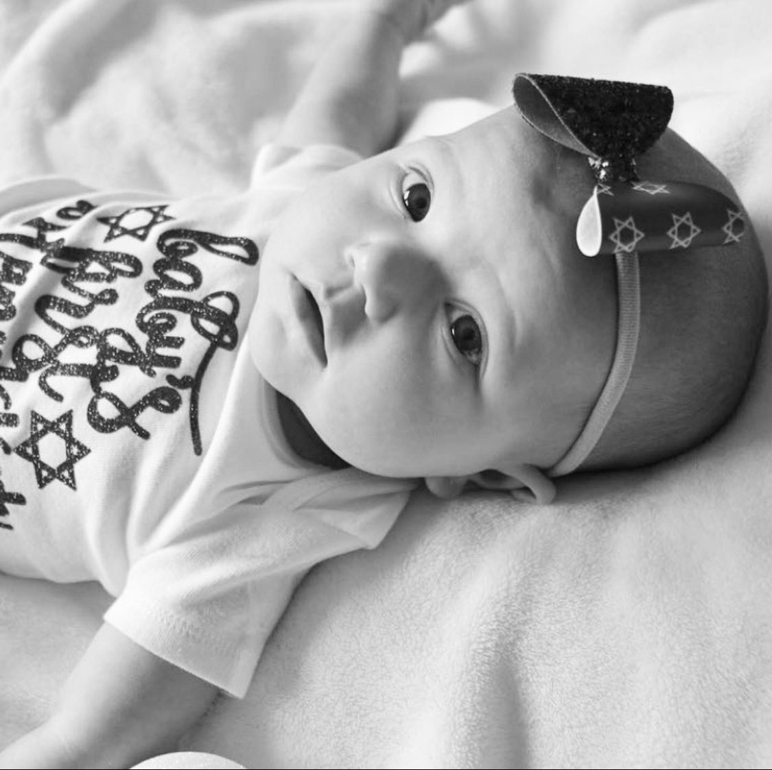 NoonisApparel's tweet photo. I will never understand how 8 nights can fly by so fast! While many of us were apart, I hope technology brought you together and you enjoyed these past few special nights with those you love. HAPPY HANUKKAH from all of us at NOONI’S 💙 
 @ourlifeinrosegold #babysfirsthanukkah https://t.co/sJsosyuroa