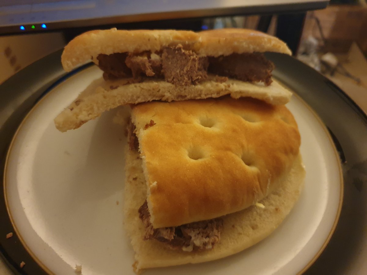 Steak focaccia with horseradish sauce 🤗😋😘