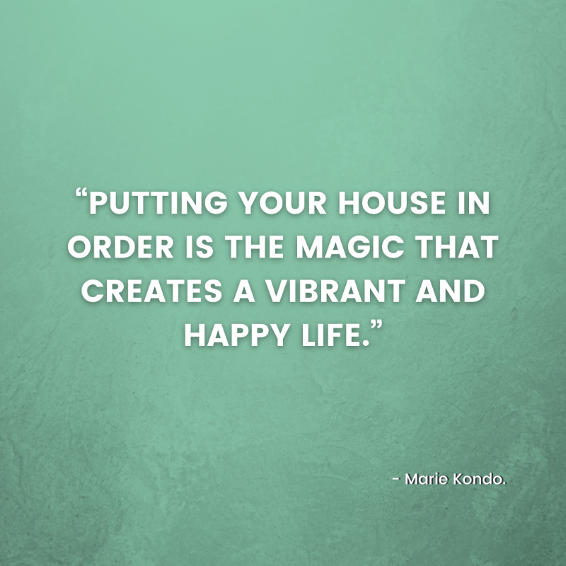 Who's planning on decluttering this holidays? We know we are! 🙌 Here's a little bit of extra motivation, courtesy of <a href="/MarieKondo/">Marie Kondo</a>.