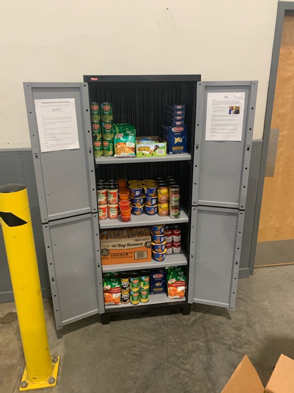 Haslet Hub a pantry of Love was donated to our building. It is loaded with food for our employees.  At the Haslet hub we are honored to help anyway we can. So go by and take some and bring some back for others.  #Blessed@UPS@HasletHub