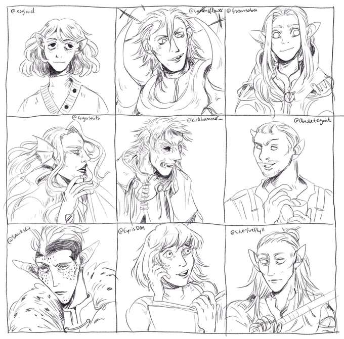 phew I think I got everyone, thanks for sharing your characters ? 