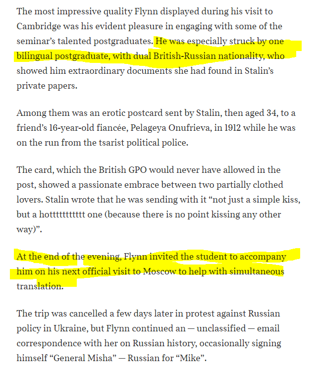 47/ on March 1, we learn that "Whitehall is chasing" someone regarding Flynn, someone who Strzok was talking to right that minute.  http://archive.is/XE94i  This text is two weeks after Svetlana Lokhova had been put into play in smear article in London Times.