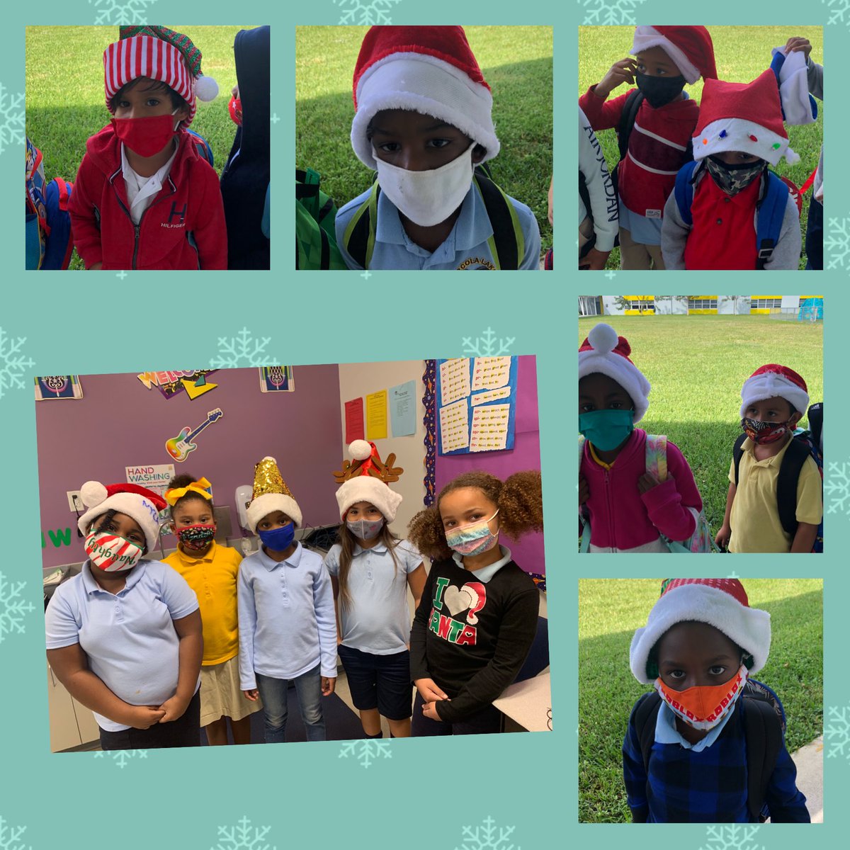 ArcolaLakeElem's tweet photo. 🧑🏼‍🎄Whew, what a great day....ugly sweaters and Santa hats!! 🧑🏾‍🎄🎄 https://t.co/RJMZIXYrOS