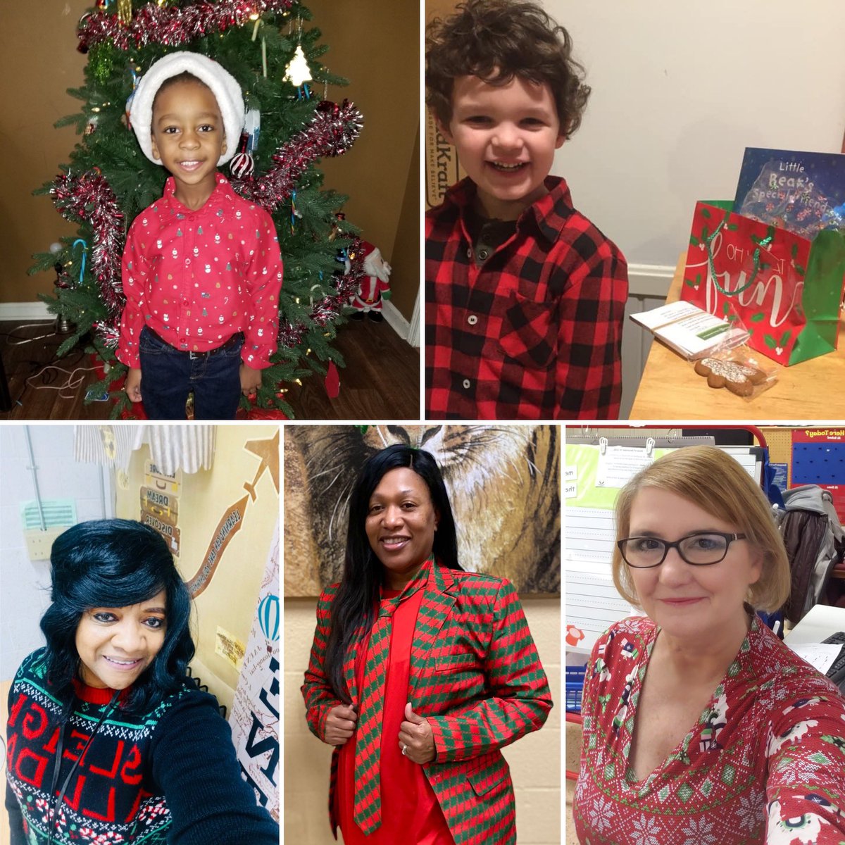 SeaIsleSeahawks's tweet photo. Today”s Theme: “Deck the Halls” with Red & Green ❤️💚
#SeaIsleStyle #WinterBreak #12DaysCountdown https://t.co/gxxY8Xj2kC