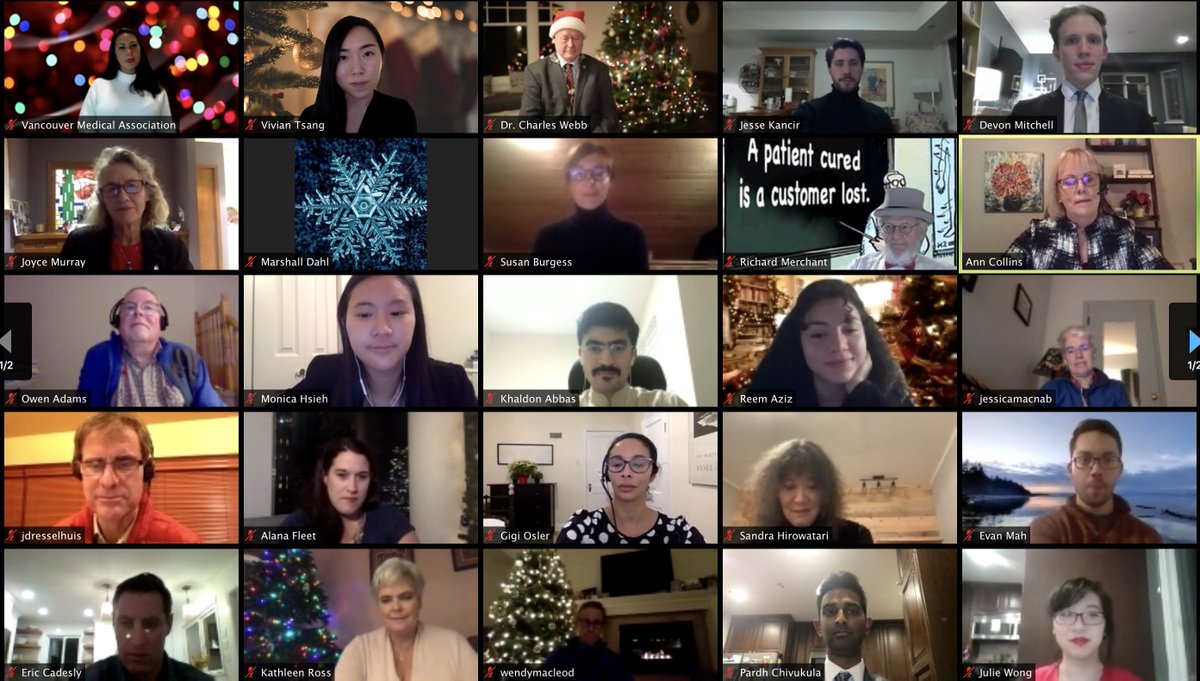 Vivian Tsang (@vivianwltsang) on Twitter photo Zoom holiday dinner and intriguing discussion hosted by the Vancouver Medical Association <a href="/WebbCharleswebb/">Charles Webb🇨🇦🇿🇦🇩🇰</a> <a href="/CMA_Docs/">Canadian Medical Association</a> <a href="/DrAnnCollins/">Dr. E. Ann Collins</a>, <a href="/drgigiosler/">Senator F. Gigi Osler</a> <a href="/JoyceMurray/">Joyce Murray</a> <a href="/drcadesky/">Eric Cadesky MD</a> <a href="/DrKathleenRoss1/">Dr. Kathleen Ross</a> <a href="/DevonMitchell45/">Devon Mitchell</a> @JNKancir @AlecYu9 <a href="/JulieWong25/">Julie Wong</a> @ReemAzizTweets <a href="/Philip_Edgcumbe/">Philip Edgcumbe, MD, PhD</a> <a href="/DoctorsOfBC/">Doctors of BC</a> Zoom holiday dinner and intriguing discussion hosted by the Vancouver Medical Association <a href="/WebbCharleswebb/">Charles Webb🇨🇦🇿🇦🇩🇰</a> <a href="/CMA_Docs/">Canadian Medical Association</a> <a href="/DrAnnCollins/">Dr. E. Ann Collins</a>, <a href="/drgigiosler/">Senator F. Gigi Osler</a> <a href="/JoyceMurray/">Joyce Murray</a> <a href="/drcadesky/">Eric Cadesky MD</a> <a href="/DrKathleenRoss1/">Dr. Kathleen Ross</a> <a href="/DevonMitchell45/">Devon Mitchell</a> @JNKancir @AlecYu9 <a href="/JulieWong25/">Julie Wong</a> @ReemAzizTweets <a href="/Philip_Edgcumbe/">Philip Edgcumbe, MD, PhD</a> <a href="/DoctorsOfBC/">Doctors of BC</a>