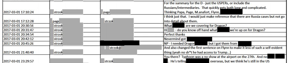 45)The "D" (Director Comey) was kept up to speed"thanks papa" BARF!Dragon, what we are up on??Why was the FBI looking for Gen Flynn at the Airport?