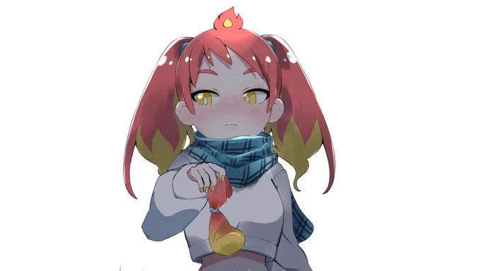 手に持ってるのは髪の毛じゃないです 