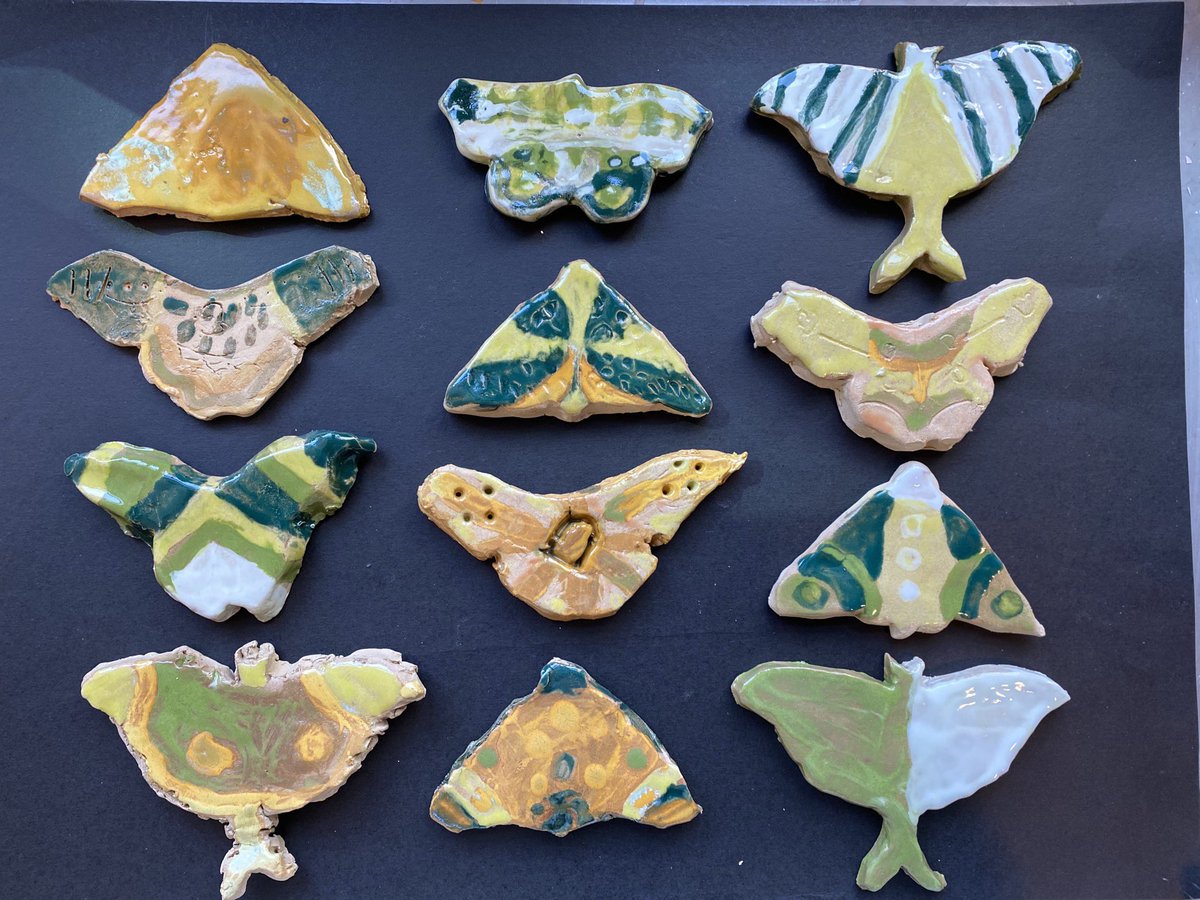 katievhobbs's tweet photo. 1b’s investigation into ceramics and moth varieties #sisrocks #issedu #artlovesscience https://t.co/S01BLS1q4s
