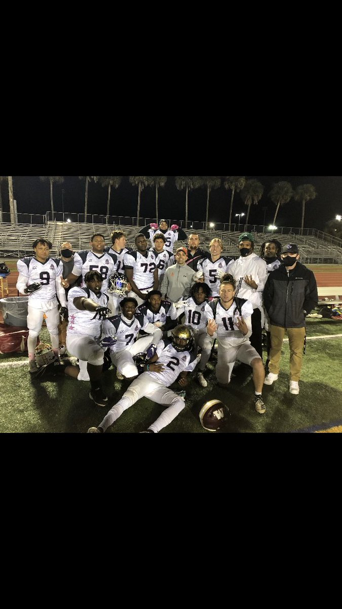 CoachOdierno's tweet photo. Orange County wins the Cure Classic All-Star game 33-0! Great way for the Seniors to finish their HS careers. Tremendous job by all the @CC_All_Stars. https://t.co/2BOBsF6I2W
