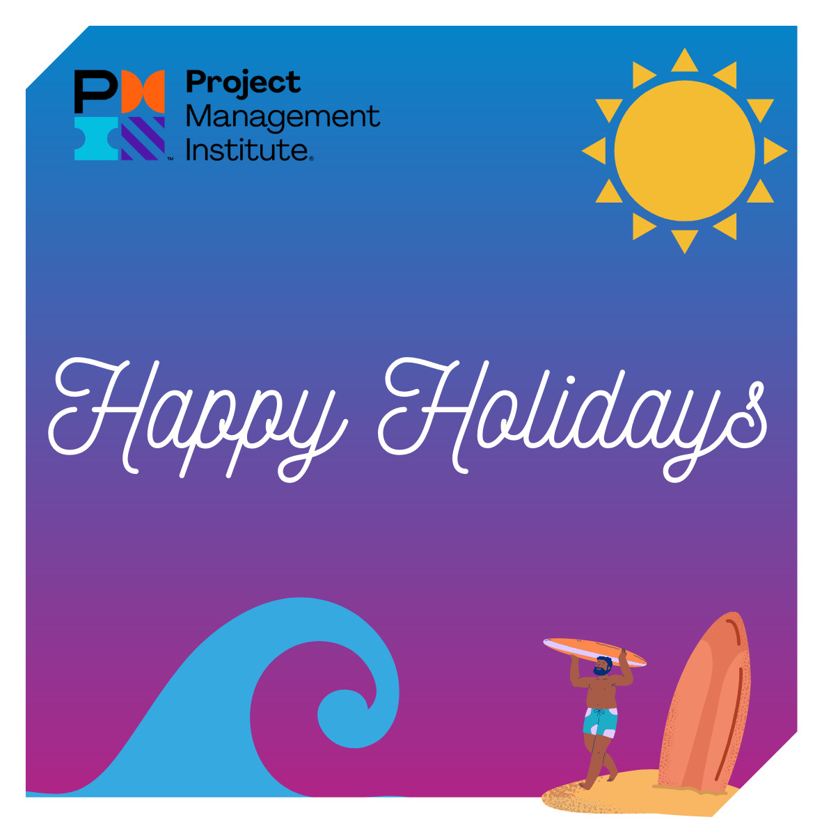 Some of you will be signing off for the year soon and some of you might keep working. The PMI Australia team would like to wish all of you the happiest of holidays and congratulate you on surviving what has been quite the year! See you in 2021!

#projectmanagement #AUS #holiday
