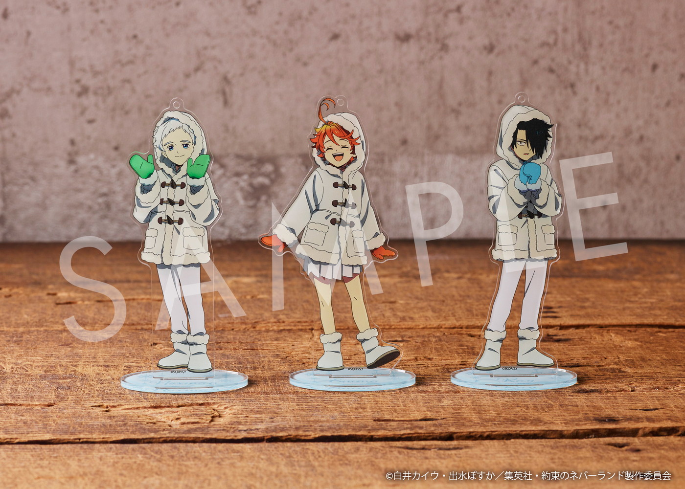約束のネバーランド 公式 販売開始 Aniplex に ジャンプフェスタ21 Online 先行販売グッズが予約開始です おそろいのコートを身にまとった3人の描き下ろしイラスト使用グッズが登場 12 17時までの販売となりますのでお見逃しなく ジャンプ 約束のネバーランド 公式 販売開始 Aniplex に ジャンプフェスタ21 Online 先行販売グッズが予約開始です おそろいのコートを身にまとった3人の描き下ろしイラスト使用グッズが登場 12 17時までの販売となりますのでお見逃しなく ジャンプ