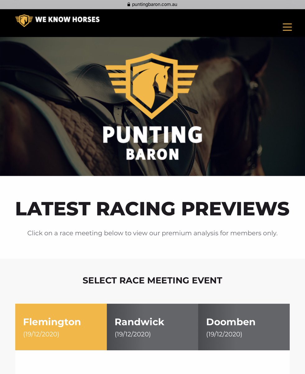 PuntingBaron's tweet photo. Punters; tomorrow’s Flemington &amp; Randwick previews now posted! Doomben up a bit later this afternoon and SMS bets for The Valley sent out shortly too! #TisTheSeason #FestiveWinners #FestiveFroffs 💪🎅🏻🍻

#GoodLuck

https://t.co/C0f33421nP https://t.co/TMmLnbZKQd