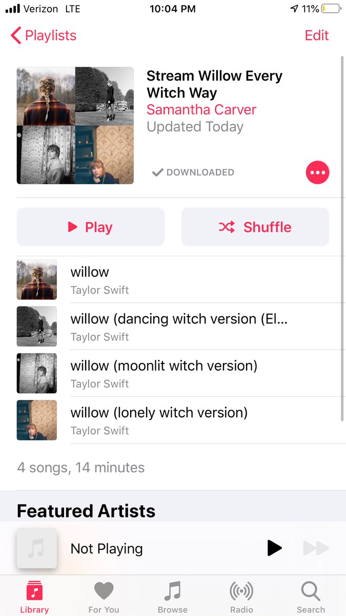 scarver86's tweet photo. Stream #willow every witch way
https://t.co/zACPC4eZPn
@taylornation13 #willowparty #willowversions https://t.co/yHehhPFmzO