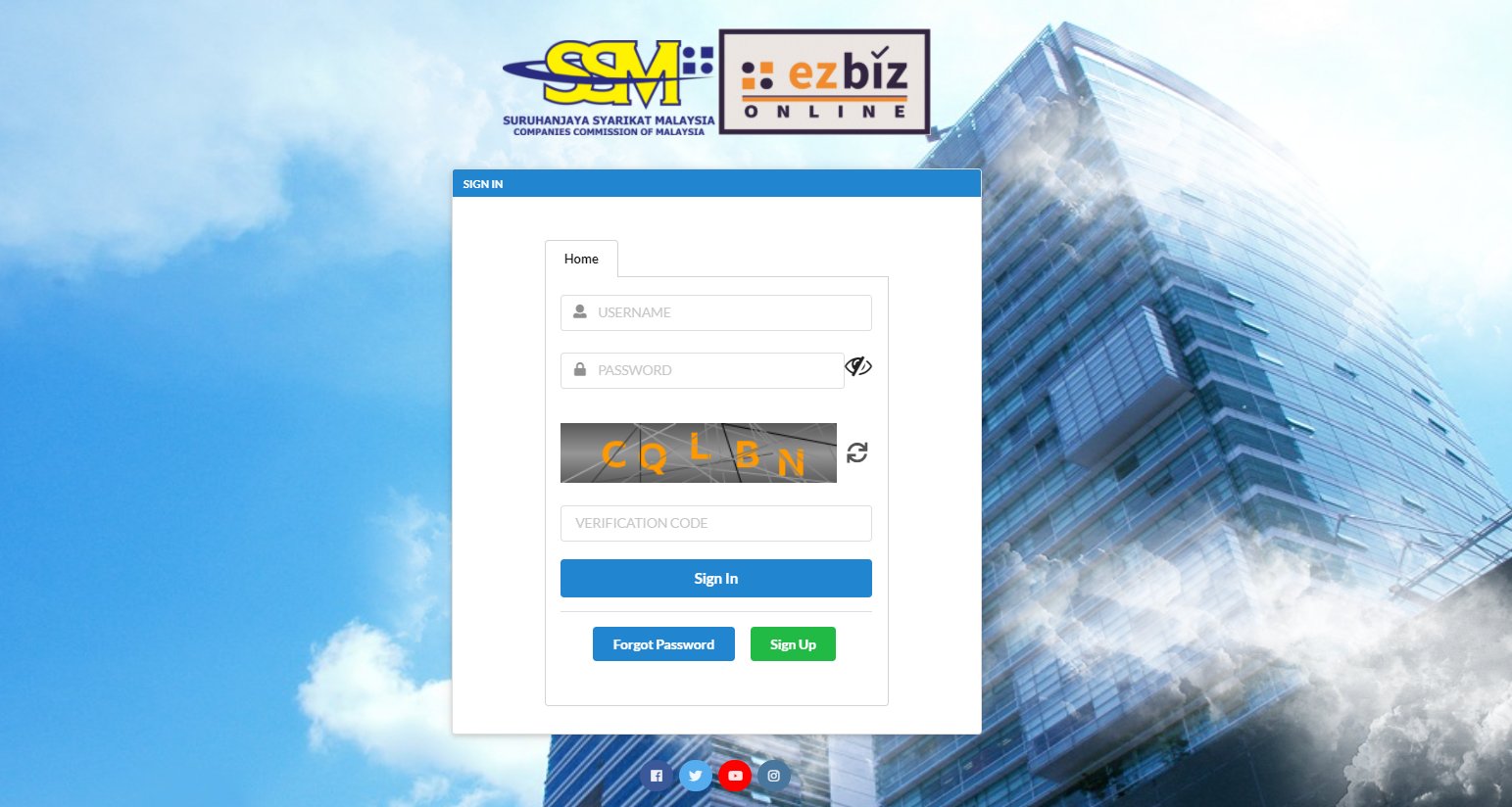 Ssm dari ezbiz online sijil download How to