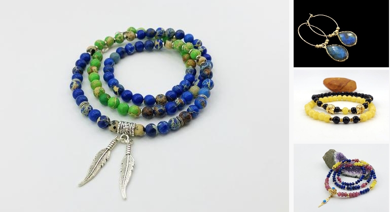MorMalas's tweet photo. Green &amp; Blue Jasper Beaded Necklace With Feather https://t.co/O5iziJeLK3 #jewelry #necklaces #beadednecklaces https://t.co/wyjRG4y93N