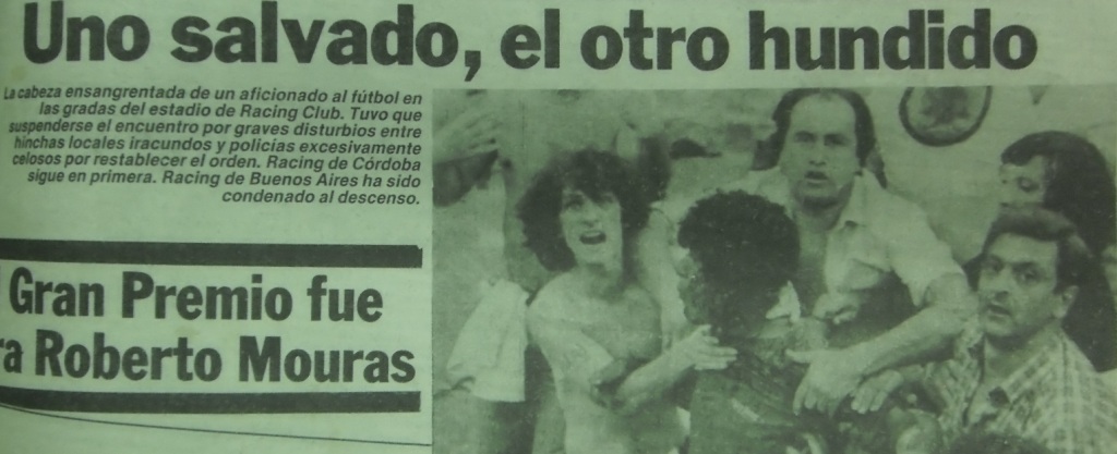 HistoriaRacing1's tweet photo. En un día como hoy pero de 1983 nuestra querida Academia mandaba al descenso a uno de los equipos más importantes del mundo como lo es Racing de Avellaneda en un hecho histórico para el fútbol. El partido lo ganamos 4 a 3 en el Juan D. Perón que era un hervidero https://t.co/yrI3WUJXen