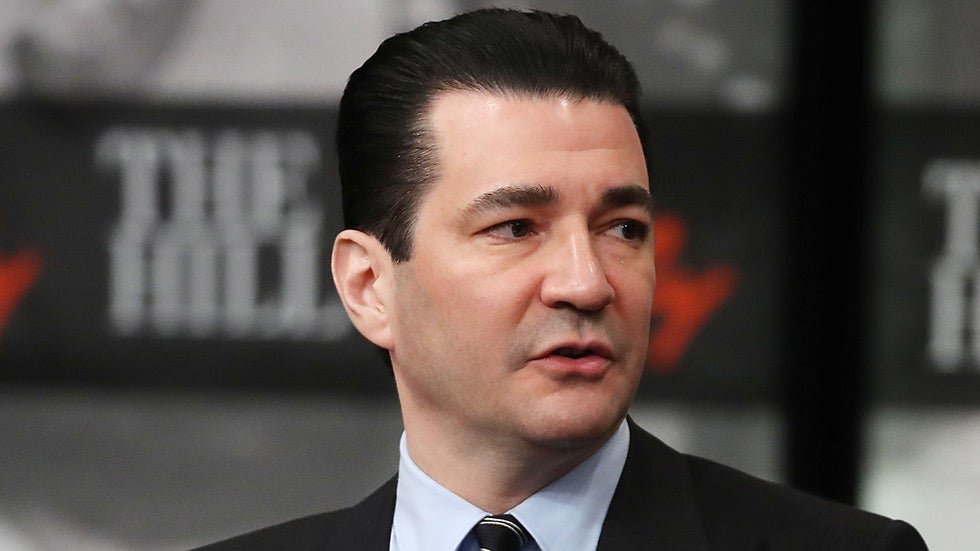 thehill's tweet photo. Ex-FDA head celebrates rule change that will allow frozen cherry pies to be "especially thick" https://t.co/A51pIdRgJ3 https://t.co/JgCefT06yq