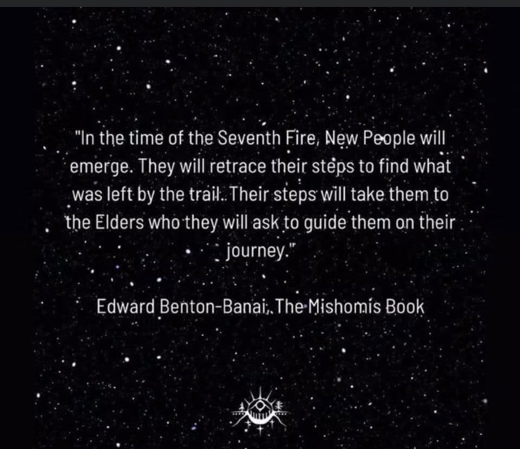 Renee_4Duluth's tweet photo. We know we cant stay the same as our old time ancestors. So we have “new people” who will retrace steps and ask our old ones for guidance!! So true! #7thFire https://t.co/0B8JxANJ93