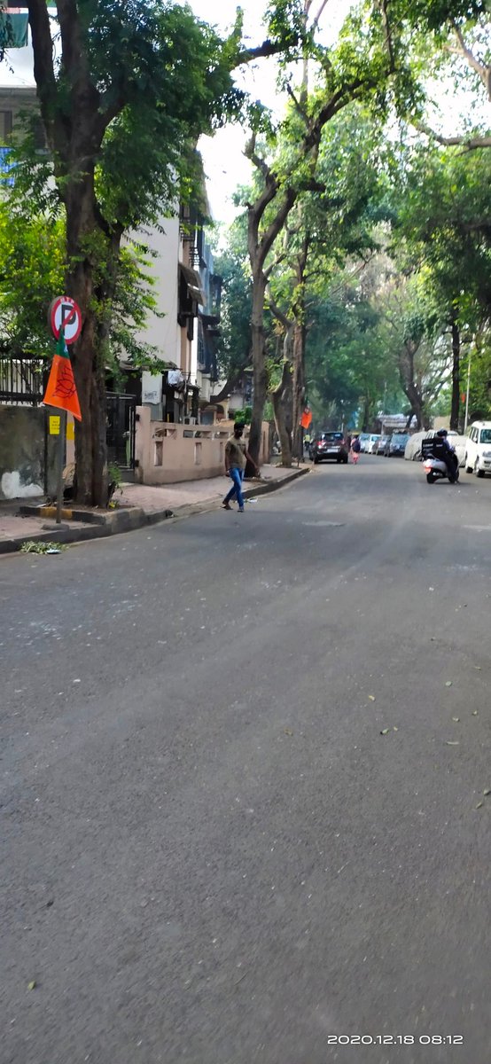 mumbaimatterz's tweet photo. Attention @mybmc @mybmcwardGN There are flags all across lampost, trees boards on Chatrapati Shivaji Maharaj Marg, Mahim..., Can you explain how do you permit it? https://t.co/XgZtilJ4X6