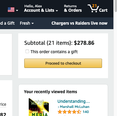 The only thing readers love more than reading books is buying them. It's fun and it makes you feel productive. BUT because it takes hours to read a book but only minutes to buy a book...We readers often have shopping carts that look something like this.