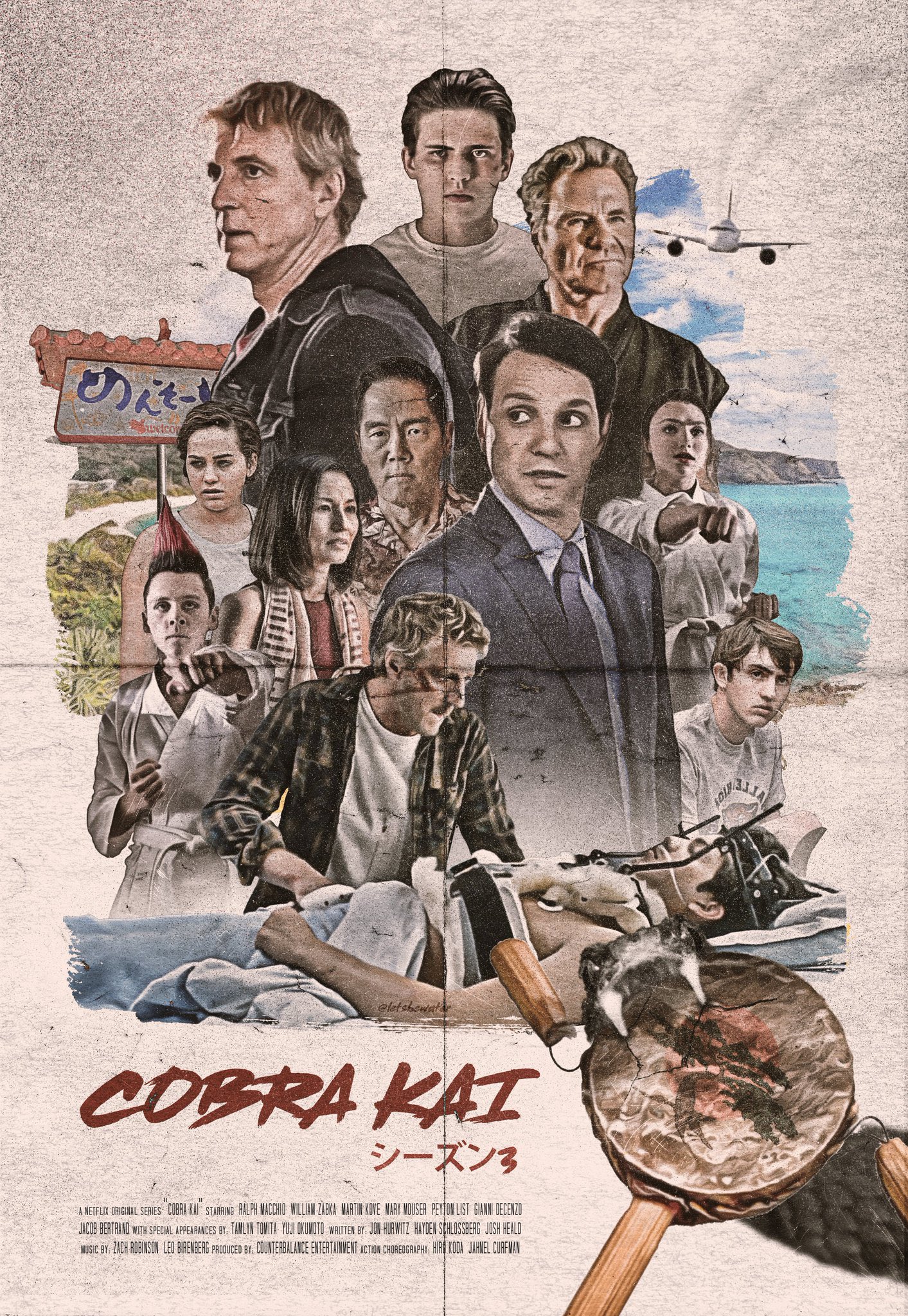 Jon Hurwitz on X: Look at @LetsBeWater coming in hot with this Season 6  fan poster! #CobraKai #Netflix #FanArt  / X